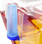 vidaXL - Hamsterkooi - 57x33x26 - cm - polypropeen - blauw