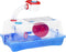 vidaXL - Hamsterkooi - 57x33x26 - cm - polypropeen - blauw