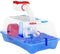 vidaXL - Hamsterkooi - 57x33x26 - cm - polypropeen - blauw