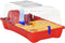 vidaXL - Hamsterkooi - 57x33x26 - cm - polypropeen - rood