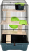 vidaXL - Hamsterkooi - 58x32x36 - cm - polypropeen - en - metaal - rood