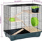 vidaXL - Hamsterkooi - 58x32x36 - cm - polypropeen - en - metaal - rood