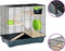 vidaXL - Hamsterkooi - 58x32x36 - cm - polypropeen - en - metaal - rood
