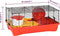 vidaXL - Hamsterkooi - 58x32x36 - cm - polypropeen - en - metaal - rood