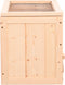 vidaXL - Hamsterkooi - 60x30x35 - cm - massief - vurenhout