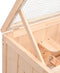 vidaXL - Hamsterkooi - 60x30x35 - cm - massief - vurenhout