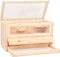 vidaXL - Hamsterkooi - 60x30x35 - cm - massief - vurenhout