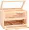 vidaXL - Hamsterkooi - 60x35,5x42 - cm - massief - vurenhout