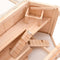 vidaXL - Hamsterkooi - 80x40x43 - cm - massief - vurenhout