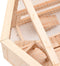 vidaXL - Hamsterkooi - 80x40x43 - cm - massief - vurenhout