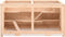 vidaXL - Hamsterkooi - 89,5x45x45 - cm - massief - vurenhout