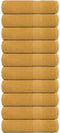 vidaXL - Handdoeken - 10 - st - 50x100 - cm - 360 - g/m² - 100% - katoen - goudkleurig