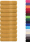 vidaXL - Handdoeken - 10 - st - 50x100 - cm - 360 - g/m² - 100% - katoen - goudkleurig