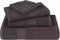 vidaXL - Handdoeken - 25 - st - 100x200cm - 360g/m² - 100% - katoen - antracietkleurig