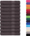 vidaXL - Handdoeken - 25 - st - 100x200cm - 360g/m² - 100% - katoen - antracietkleurig