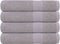 vidaXL - Handdoeken - 4 - st - 100x200 - cm - 360 - g/m² - 100% - katoen - grijs