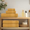 vidaXL - Handdoeken - 4 - st - 50x100 - cm - 360 - g/m² - 100% - katoen - goudkleurig