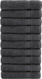 vidaXL - Handdoeken - SOLUND - 10 - st - 600 - g/m² - 100x150 - cm - antracietkleur