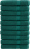 vidaXL - Handdoeken - SOLUND - 10 - st - 600 - g/m² - 100x200 - cm - groen