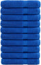 vidaXL - Handdoeken - SOLUND - 10 - st - 600 - g/m² - 100x200 - cm - blauw