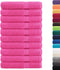 vidaXL - Handdoeken - SOLUND - 10 - st - 600 - g/m² - 100x200 - cm - roze