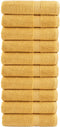 vidaXL - Handdoeken - SOLUND - 10 - st - 600 - g/m² - 50x100 - cm - goudkleurig