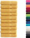 vidaXL - Handdoeken - SOLUND - 10 - st - 600 - g/m² - 50x100 - cm - goudkleurig
