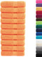 vidaXL - Handdoeken - SOLUND - 10 - st - 600 - g/m² - 50x100 - cm - oranje
