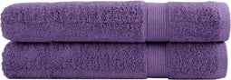 vidaXL - Handdoeken - SOLUND - 2 - st - 600 - g/m² - 100x200 - cm - paars