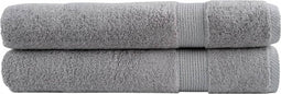 vidaXL - Handdoeken - SOLUND - 2 - st - 600 - g/m² - 100x200 - cm - grijs