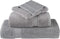 vidaXL - Handdoeken - SOLUND - 2 - st - 600 - g/m² - 100x200 - cm - grijs