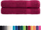 vidaXL - Handdoeken - SOLUND - 2 - st - 600 - g/m² - 100x200 - cm - bordeauxrood
