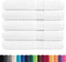 vidaXL - Handdoeken - SOLUND - 25 - st - 600 - g/m² - 100x200cm - wit