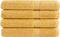 vidaXL - Handdoeken - SOLUND - 4 - st - 600 - g/m² - 100x200 - cm - goudkleurig