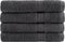 vidaXL - Handdoeken - SOLUND - 4 - st - 600 - g/m² - 100x200 - cm - antracietkleur