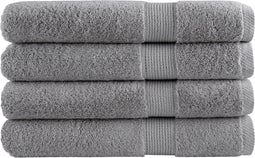 vidaXL - Handdoeken - SOLUND - 4 - st - 600 - g/m² - 100x200 - cm - grijs