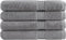 vidaXL - Handdoeken - SOLUND - 4 - st - 600 - g/m² - 100x200 - cm - grijs