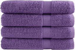 vidaXL - Handdoeken - SOLUND - 4 - st - 600 - g/m² - 100x200 - cm - paars