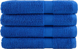 vidaXL - Handdoeken - SOLUND - 4 - st - 600 - g/m² - 100x200 - cm - blauw