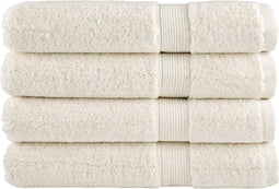 vidaXL - Handdoeken - SOLUND - 4 - st - 600 - g/m² - 100x200 - cm - crèmekleurig