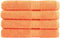 vidaXL - Handdoeken - SOLUND - 4 - st - 600 - g/m² - 100x200 - cm - oranje