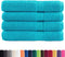 vidaXL - Handdoeken - SOLUND - 4 - st - 600 - g/m² - 100x200 - cm - turquoise