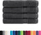 vidaXL - Handdoeken - SOLUND - 4 - st - 600 - g/m² - 100x200 - cm - antracietkleur
