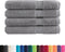 vidaXL - Handdoeken - SOLUND - 4 - st - 600 - g/m² - 100x200 - cm - grijs