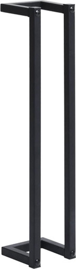 vidaXL - Handdoekenrek - 12,5x12,5x60 - cm - ijzer - zwart