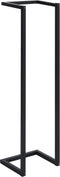 vidaXL - Handdoekenrek - 12,5x12,5x60 - cm - staal - wit
