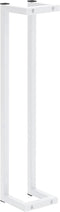 vidaXL - Handdoekenrek - 12,5x12,5x60 - cm - staal - wit
