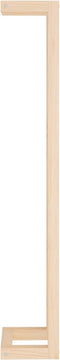 vidaXL - Handdoekenrek - 23x18x110 - cm - massief - grenenhout