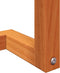 vidaXL - Handdoekenrek - 23x18x110 - cm - massief - grenenhout - wasbruin