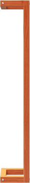 vidaXL - Handdoekenrek - 23x18x110 - cm - massief - grenenhout - wasbruin